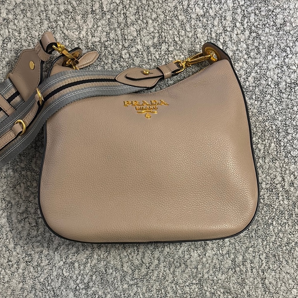 Prada Vitello Phenix Leather Crossbody
